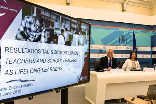 Presentación del informe en el Ministerio de Educación y Formación Profesional