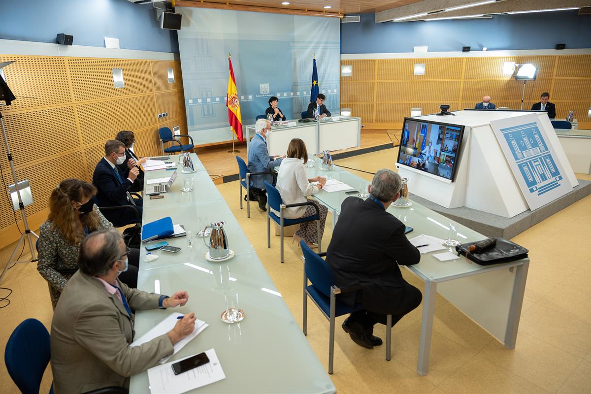 24/09/2020. Reunión interministerial de Educación y Sanidad con las comunidades autónomas. La ministra de Educación y Formación Profesional,...