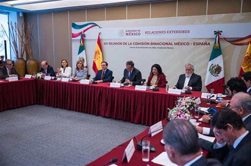 15/12/2022. Pilar Alegría highlights the importance of collaboration between Spain and Mexico in the field of education. The Minister for Ed...