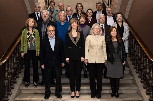 Foto de familia del acto
