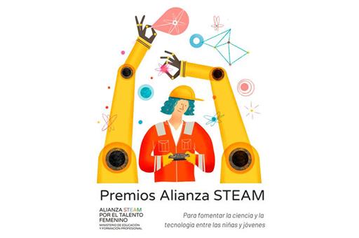 Convocatoria de los premios ‘Alianza STEAM por el talento femenino, niñas en pie de ciencia 2022’