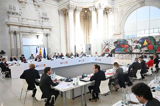 19/01/2023. 27th Spanish-French Summit. The Minister for Education and Vocational Training, Pilar Alegría, attends the 27th Spanish-French Summit