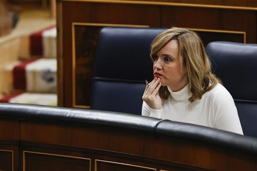 23/11/2022. La ministra de Educación y Formación Profesional, Pilar Alegría. La ministra de Educación y Formación Profesional, Pilar Alegría...