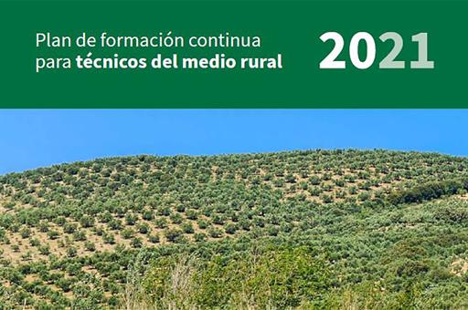 Portada del Plan de Formación 2021 para técnicos del Medio Rural