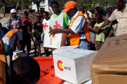 Envío de ayuda humanitaria a Haiti