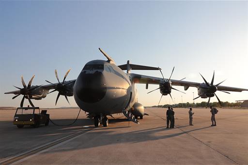 Avión español rumbo a Kabul 