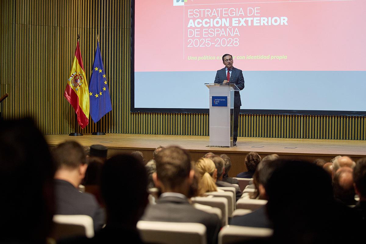 4/09/2025. Albares presents the External Action Strategy. The Minister for Foreign Affairs, European Union and Cooperation, José Manuel Alba...
