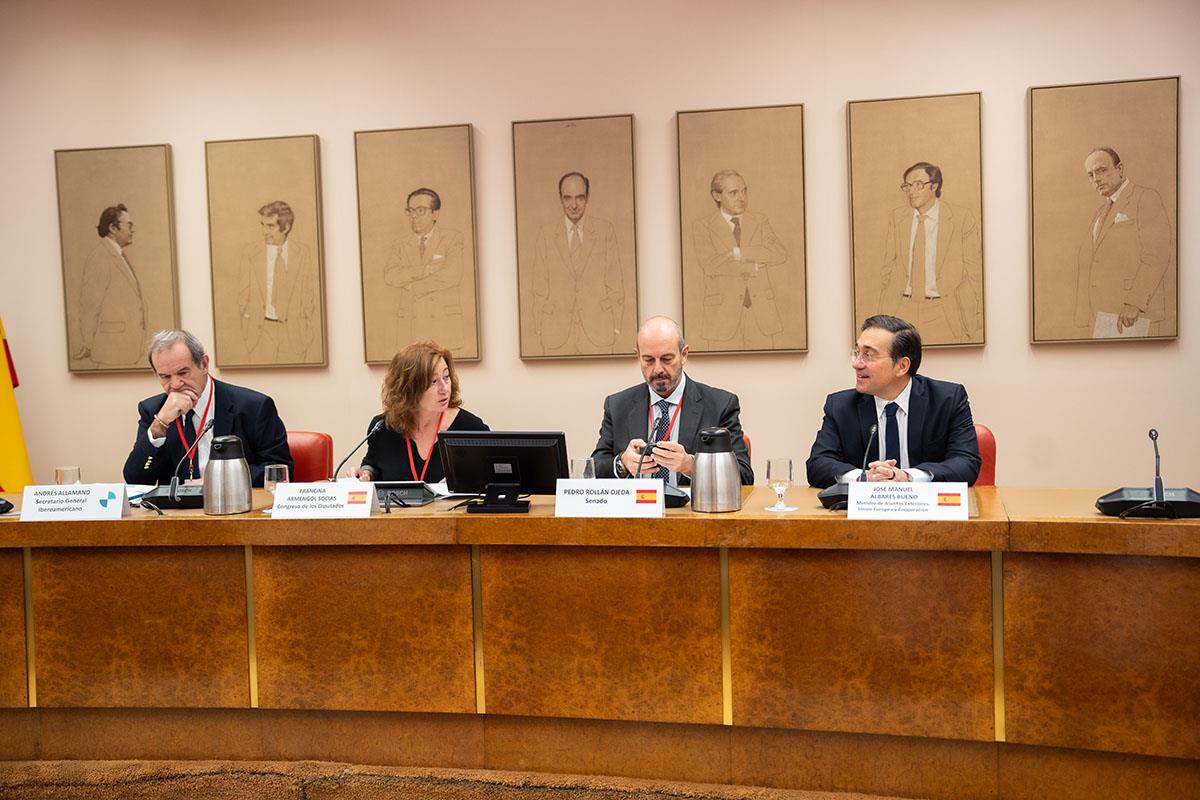 El ministro en su intervención