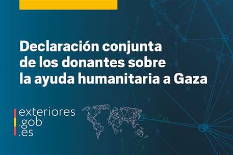 Declaración conjunta sobre Gaza