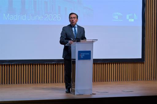 El ministro Albares ha inaugurado el encuentro del Club de Venecia en Madrid
