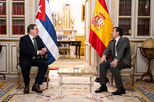  José Manuel Albares recibe al canciller cubano en Madrid 