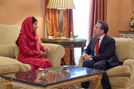 El ministro en la reunión