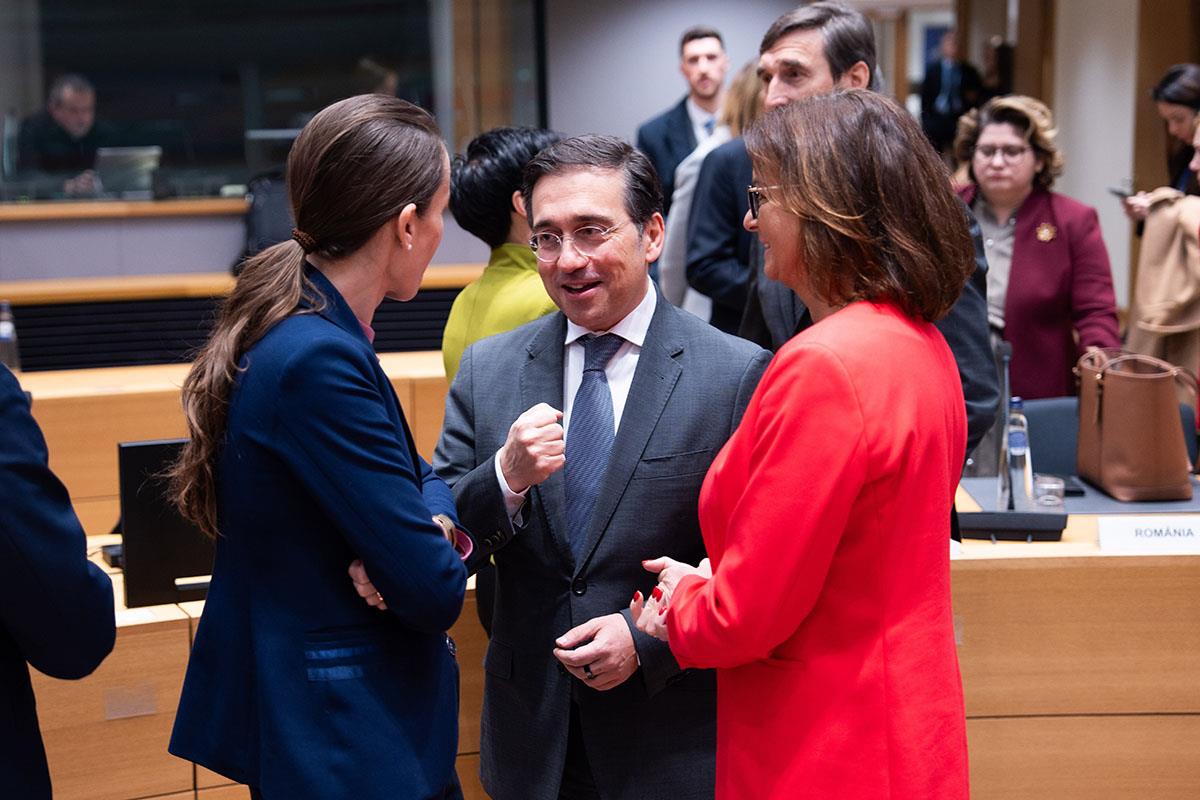29/01/2026. European Union Foreign Affairs Council. The Minister for Foreign Affairs, European Union and Cooperation, José Manuel Albares, a...