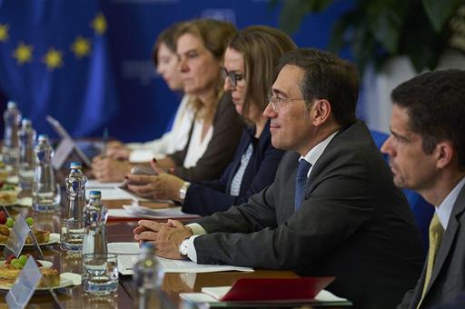 29/06/2026. Slovak Ambassadors' Conference. The Minister for Foreign Affairs, European Union and Cooperation, José Manuel Albares, during hi...