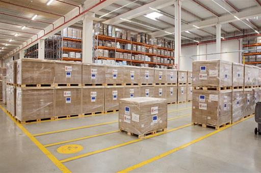 Kits de ayuda humanitaria para el Líbano