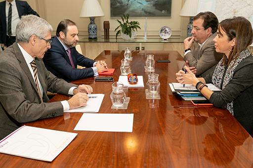 José Luis Ábalos, Guillermo Fernández Vara, Isaías Táboas, Isabel Pardo de Vera