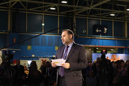 Ábalos durante su intervención en la COP25