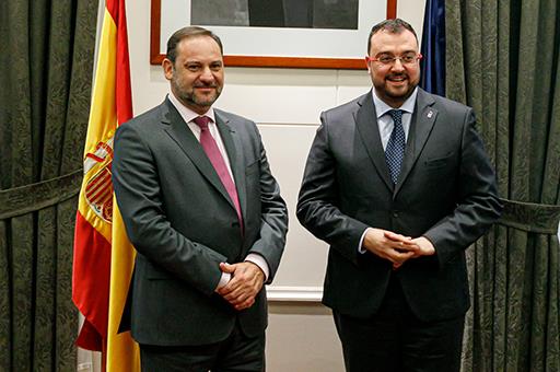 José Luis Ábalos y Adrián Bardón