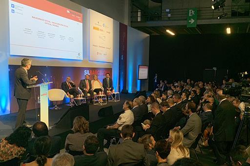 El ministro José Luis Ábalos, en la inauguración de la 21ª Edición del Salón Internacional de la Logística