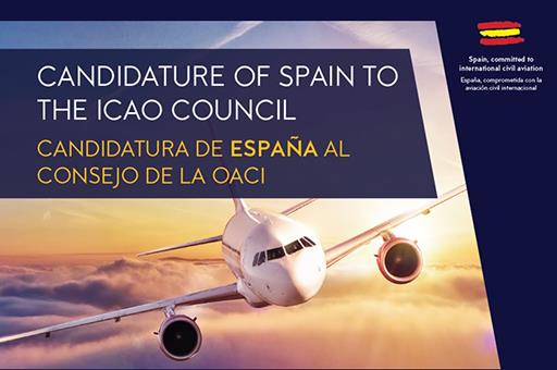 Portada del folleto de la candidatura española Portada del folleto de la candidatura española