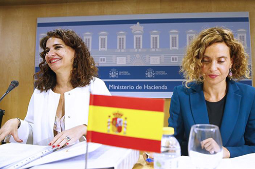 María Jesús Montero y Meritxell Batet