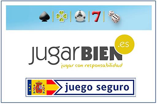 Logos de juego seguro de la Dirección General de Ordenación del Juego del Ministerio de Hacienda 