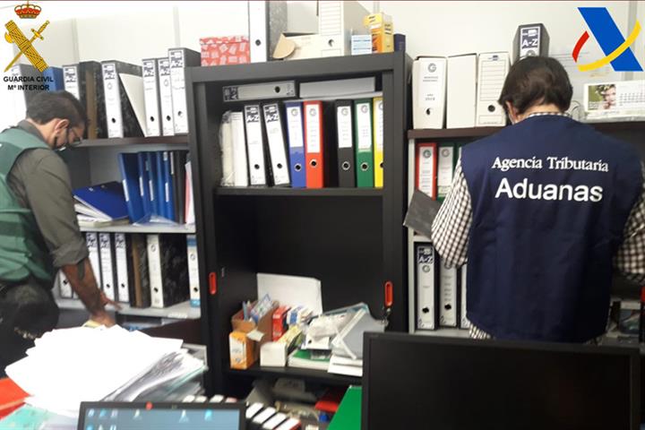 Registro durante la operación Casinos-Brulajo