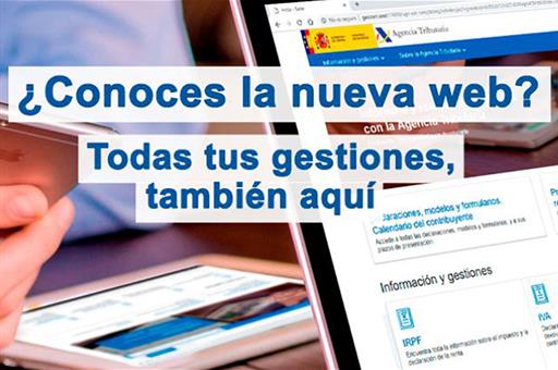 Nueva web de la AEAT