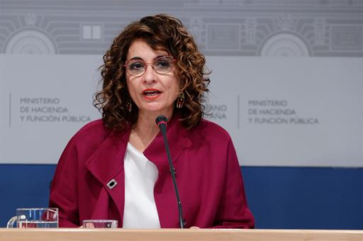 María Jesús Montero durante su intervención (Foto: EFE)