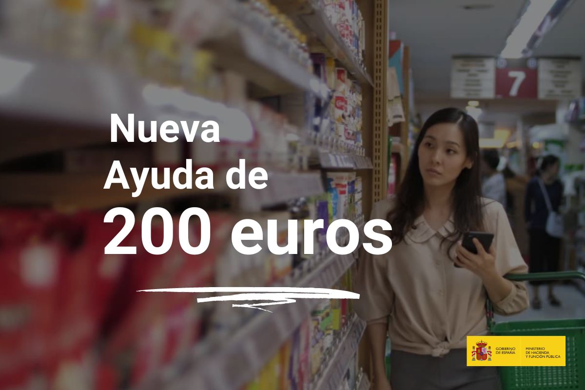 15/02/2023. Nueva ayuda de 200 euros para personas con bajos ingresos y patrimonio