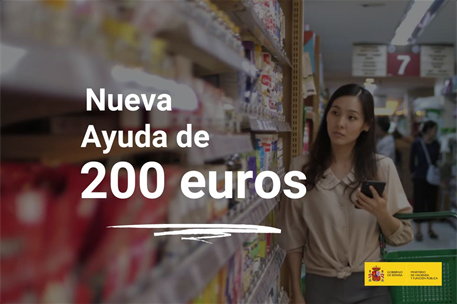 15/02/2023. Nueva ayuda de 200 euros para personas con bajos ingresos y patrimonio