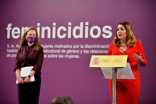  La secretaria de Estado y la delegada del Gobierno contra la Violencia de Género, Ángela Rodríguez y Victoria Rosell