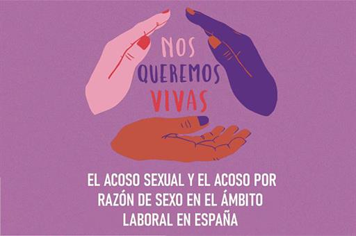 Portada del estudio “Acoso sexual y acoso por razón de sexo en el ámbito laboral en España”