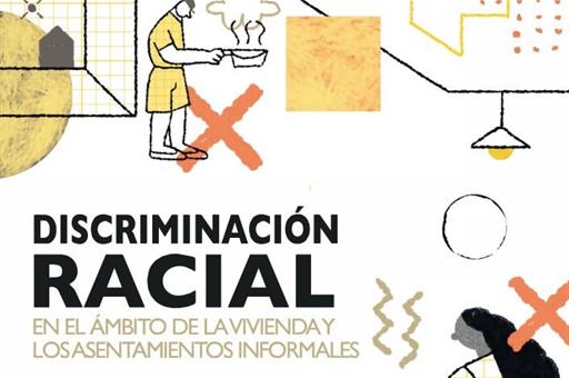 Portada del Estudio “Discriminación racial en el ámbito de la vivienda y los asentamientos informales”