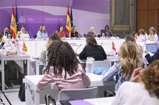 La ministra de Igualdad en funciones, Irene Montero, preside la Conferencia Sectorial de Igualdad.