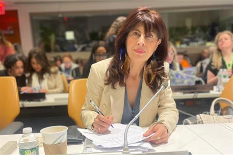 La ministra de Igualdad, Ana Redondo, participa en el evento organizado por ONU Mujeres y Arab Women Organization
