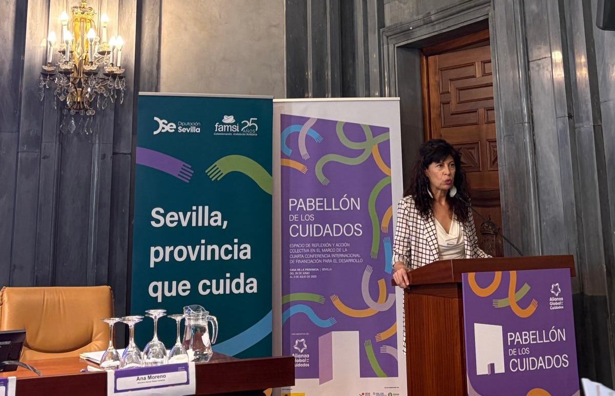 La ministra de Igualdad, Ana Redondo, en el evento 