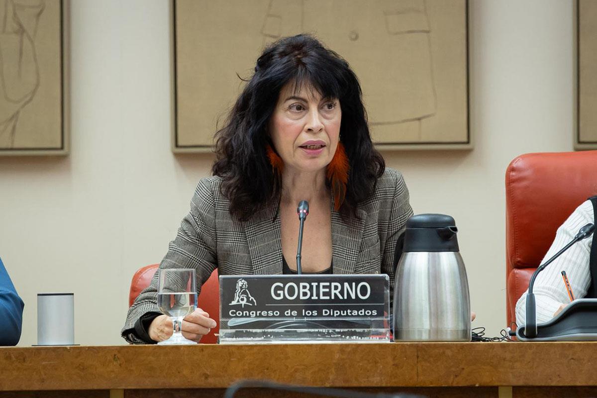 La ministra de Igualdad, Ana Redondo, durante su intervención