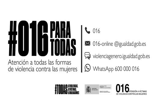 #016 Atención a todas las formas de violencia contra las mujeres