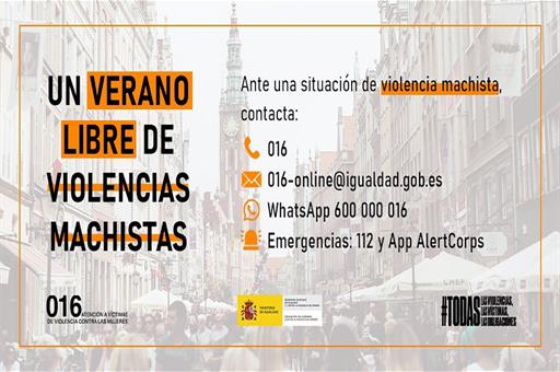 Un verano libre de violencias machistas