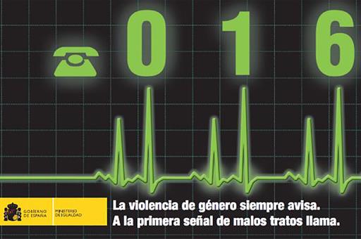 Teléfono 016, de atención a las víctimas de la violencia de género