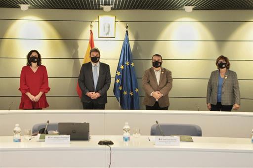 El ministro Escrivá en la reunión