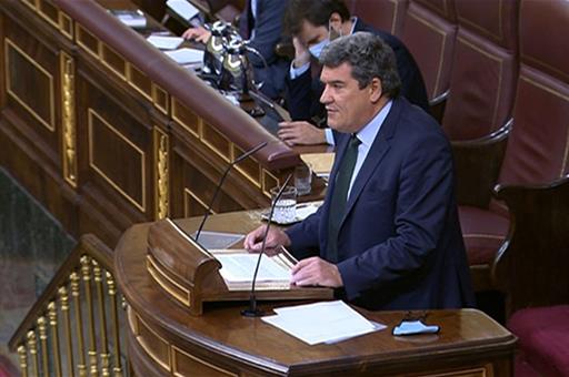 El ministro Escrivá en el Congreso de los Diputados