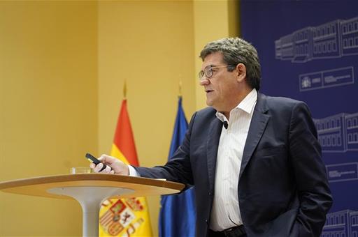 El ministro de Inclusión, Seguridad Social y Migraciones, José Luis Escrivá