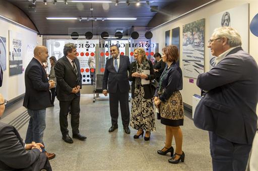 El ministro José Luis Escrivá se reúne con el presidente del CERMI, Luis Cayo Pérez.