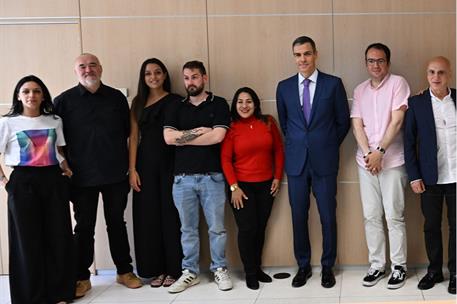 El presidente del gobierno durante el acto