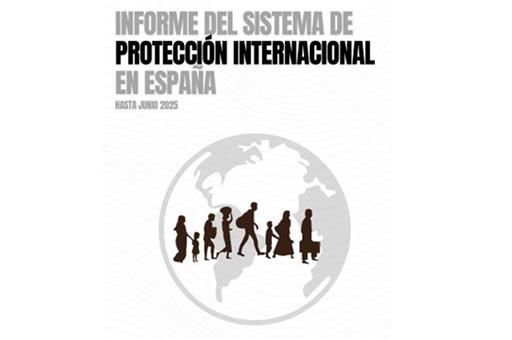 Portada del informe sobre el sistema de protección internacional en España