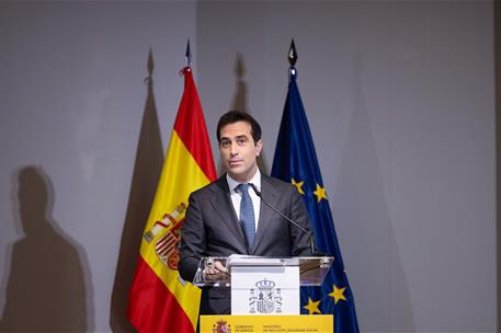 El vicepresidente primero y ministro de Economía, Comercio y Empresa, Carlos Cuerpo