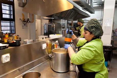 Trabajadores del sector de la hostelería