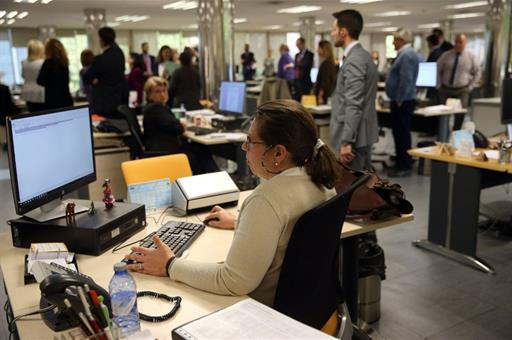 Empleada en una oficina